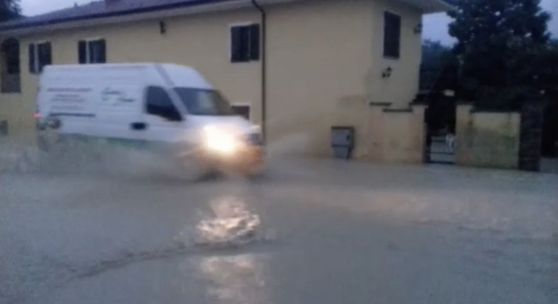 Ancora temporali e disagi in Monferrato: allagate alcune strade in Valcerrina